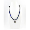 Exclusive necklace &quot;Ethnic style&quot; Lapis lazuli, Agate 