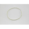 Necklace White pearls 6mm 37cm silver