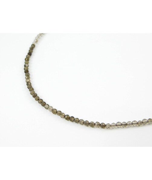 Topaz faceted necklace 