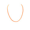 Necklace Cat&#039;s eye orange, facet