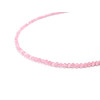 Cat&#039;s eye face pink necklace