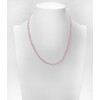 Cat&#039;s eye face pink necklace