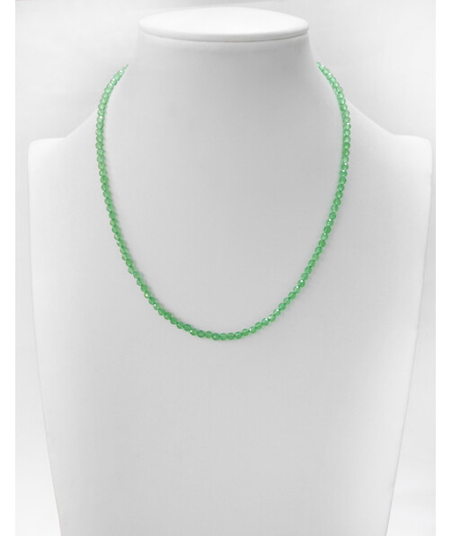 Necklace Cat's eye face green