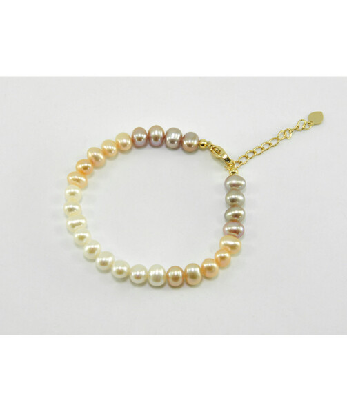 Bracelet Colored pearls