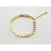 Bracelet Colored pearls