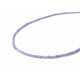 Ожерелье Кошачий глаз фиолетовый грань