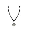 Exclusive necklace &quot;Benedict&quot; Agate, Hematite rondel