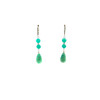 Exclusive earrings &quot;Luxury&quot; Amazonite silver drop