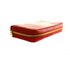 Wallet Leather Italy, red, one lock