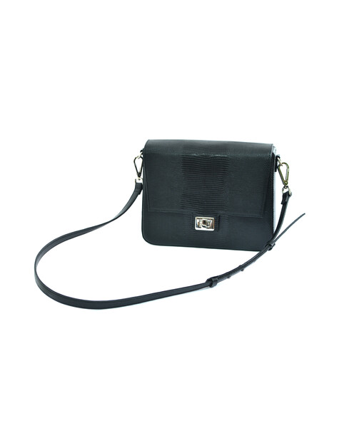 Bag Leather Italy, black