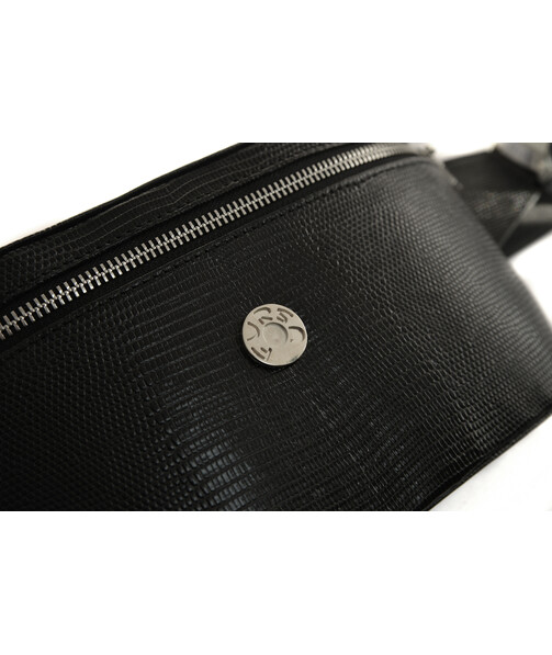 Banana Leather Italy, black, handmade