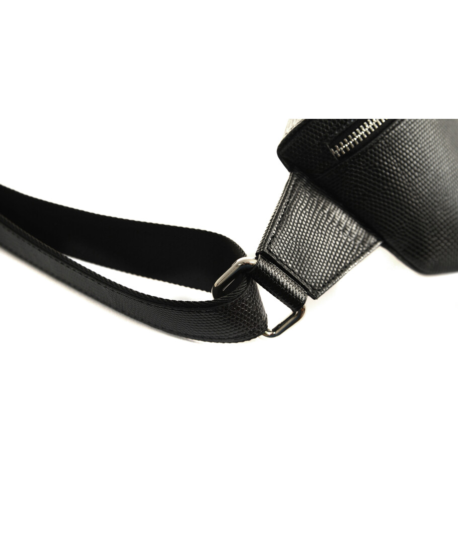 Banana Leather Italy, black, handmade