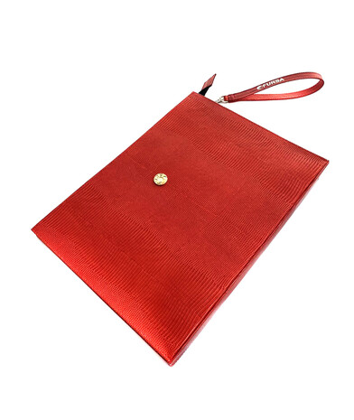 Pakka Leather Italy, red, handmade