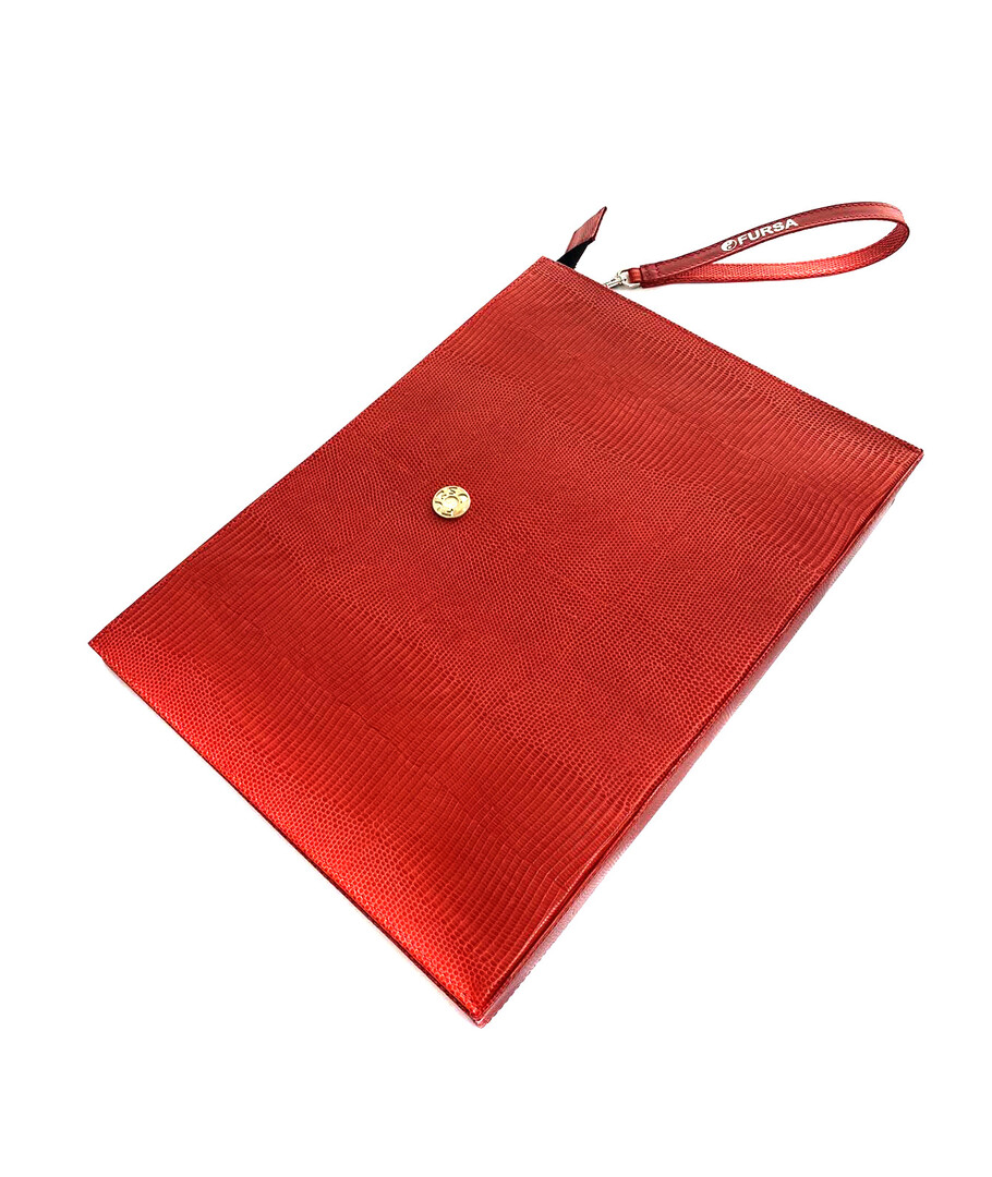 Pakka Leather Italy, red, handmade