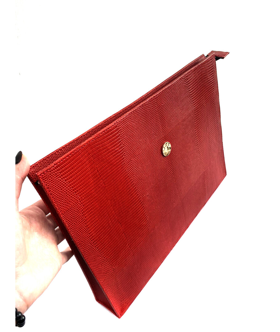 Pakka Leather Italy, red, handmade