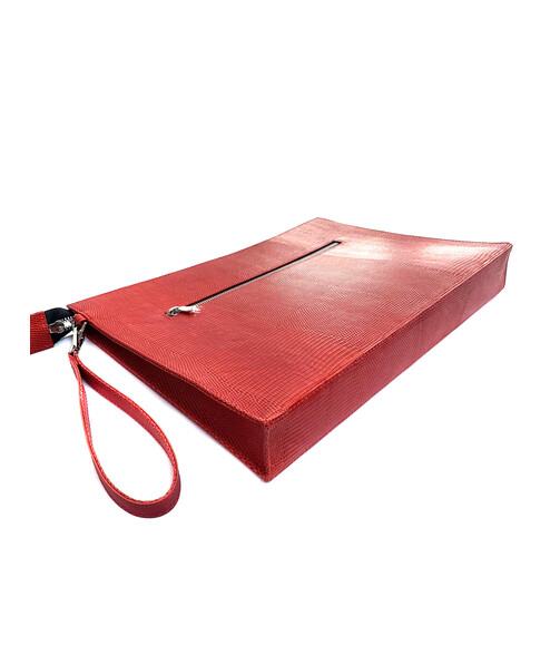 Pakka Leather Italy, red, handmade