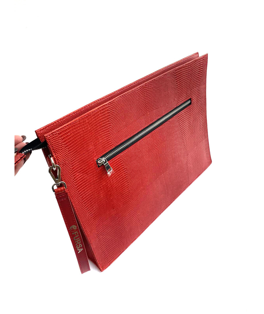 Pakka Leather Italy, red, handmade