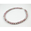 Kunzite silver necklace