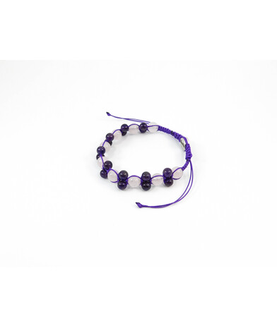 Exclusive Shambhala "Fortuna" Amethyst, Rose Quartz