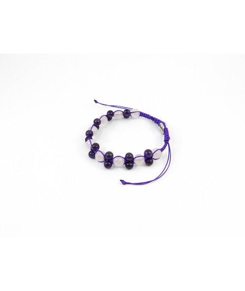 Exclusive Shambhala "Fortuna" Amethyst, Rose Quartz