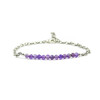 Exclusive bracelet &quot;Vlada&quot; Amethyst facet