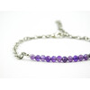 Exclusive bracelet &quot;Vlada&quot; Amethyst facet