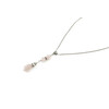 Exclusive pendant &quot;Tanita&quot; rose quartz galtovka