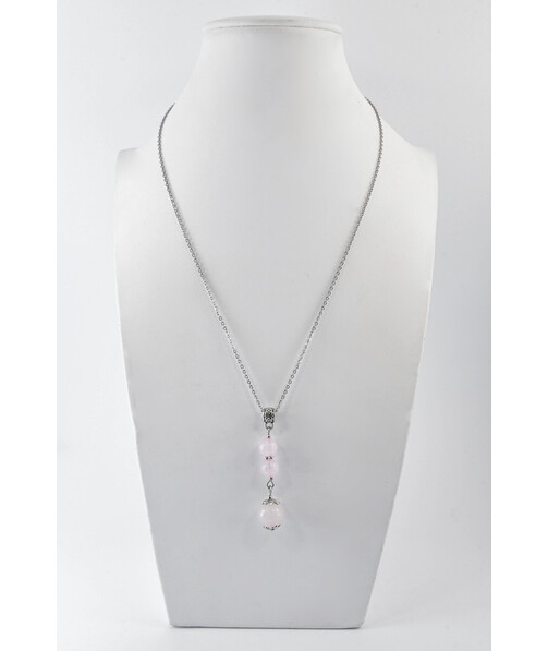 Exclusive pendant "Tanita" Rose quartz