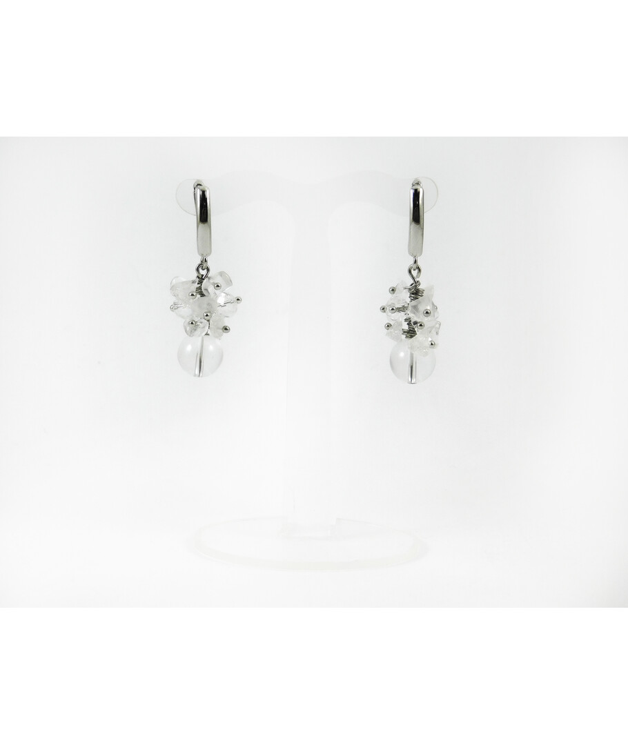 Exclusive earrings Mountain crystal