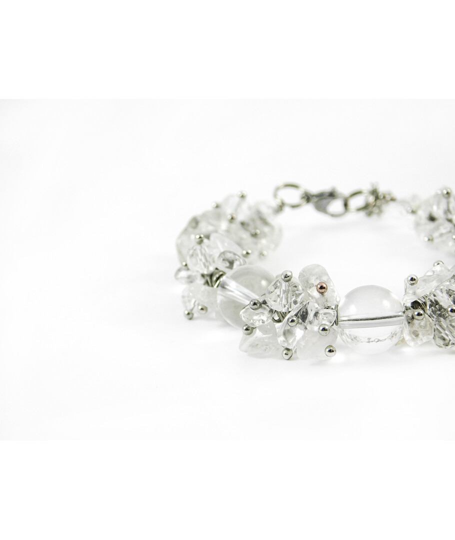 Exclusive bracelet "Rock crystal"