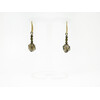 Exclusive earrings &quot;Evening topaz&quot; Faceted topaz