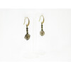 Exclusive earrings &quot;Evening topaz&quot; Faceted topaz