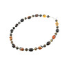 Exclusive necklace &quot;Sunrise&quot;, Agate sphere 