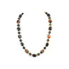 Exclusive necklace &quot;Sunrise&quot;, Agate sphere 