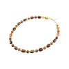 Exclusive necklace &quot;Sunrise&quot;, Agate sphere