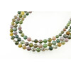 Exclusive necklace &quot;Green eyes&quot;, Jasper sphere