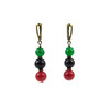 Exclusive Coral Chrysoprase earrings