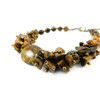 Exclusive bracelet &quot;Unruly&quot; Tiger&#039;s eye crumb, sphere