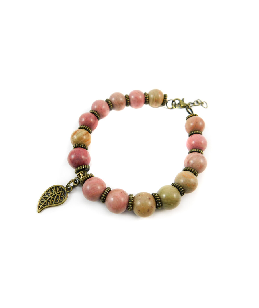 Exclusive bracelet "Ronda" Rhodonite, sphere