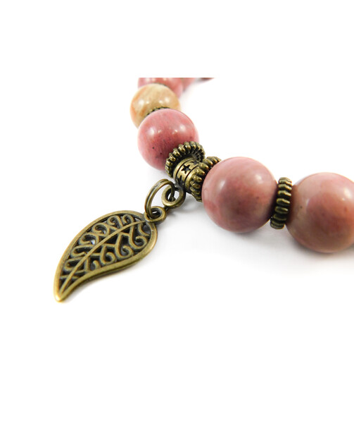 Exclusive bracelet "Ronda" Rhodonite, sphere