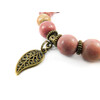 Exclusive bracelet &quot;Ronda&quot; Rhodonite, sphere