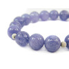 Exclusive bracelet &quot;Countess&quot; Lavender quartz, Silver balls