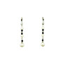 Exclusive earrings &quot;Royal pearls&quot; Pearls, Aventurine facet