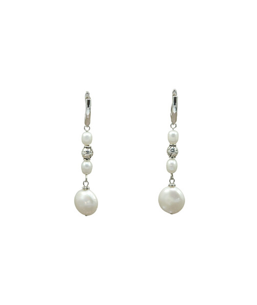 Exclusive earrings "Royal pearls" Pearls fig