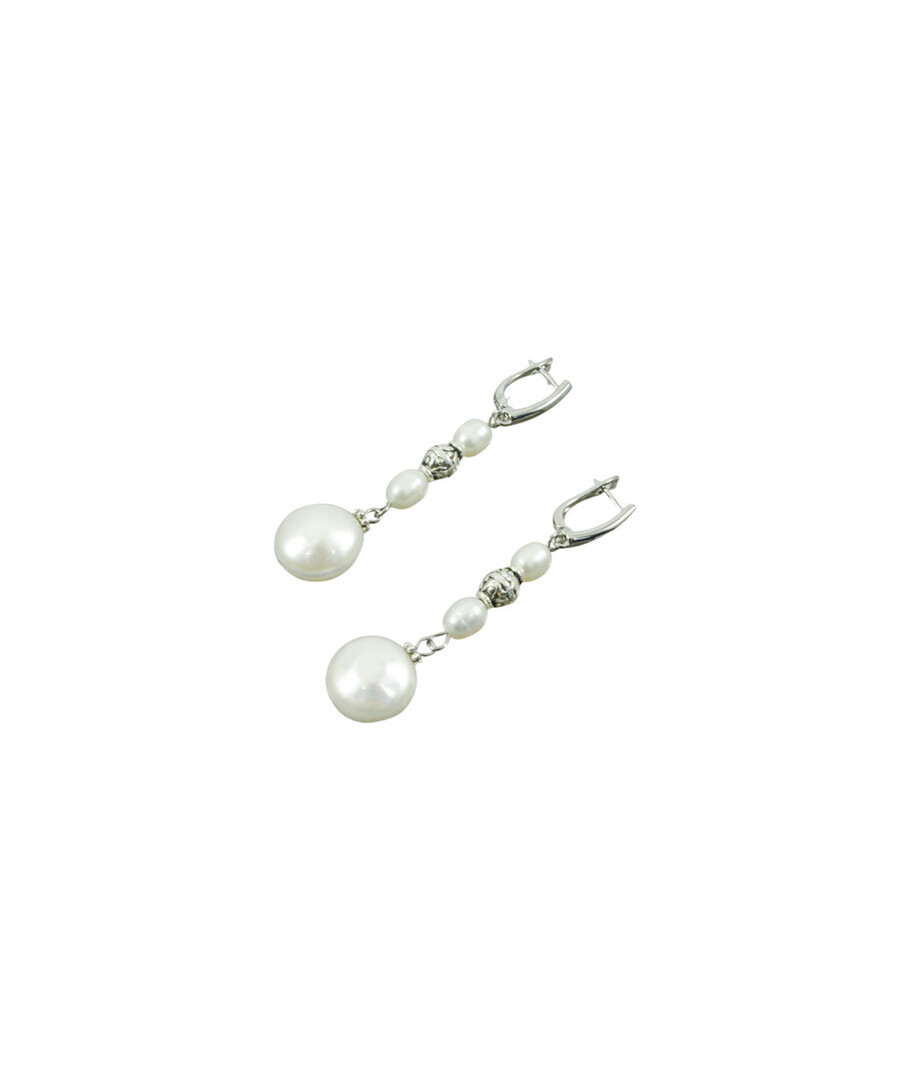 Exclusive earrings "Royal pearls" Pearls fig