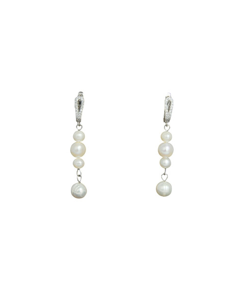 Exclusive earrings "Royal pearls" Pearls