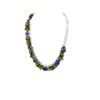 Exclusive necklace &quot;Lavender field&quot; Amethyst, chrysolite crumb