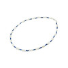 Exclusive necklace &quot;Veil&quot; Sodalite facet, Pearls coins