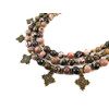 Exclusive necklace Rhodonite (&quot;Ethnic&quot; Collection)