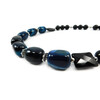 Exclusive necklace &quot;Black Dress&quot; Agate